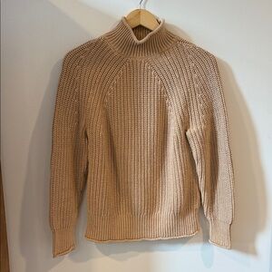 J. Crew Women's Tan Turtleneck Sweater